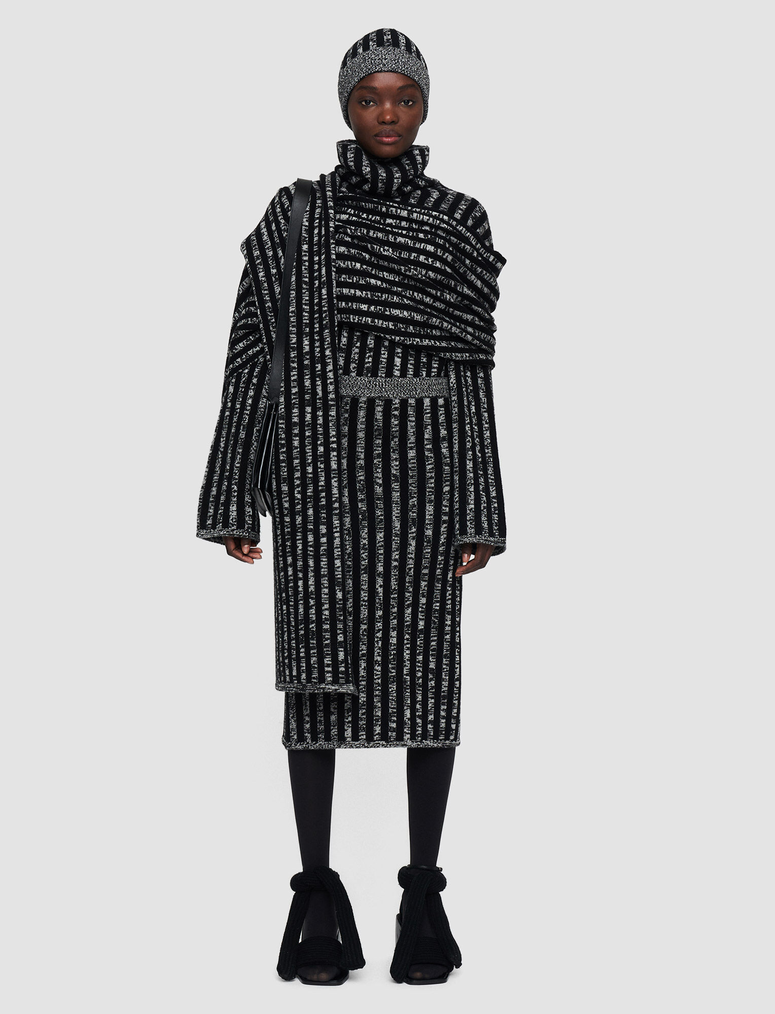 Joseph, Stripes Animation Skirt, in Ivory Combo
